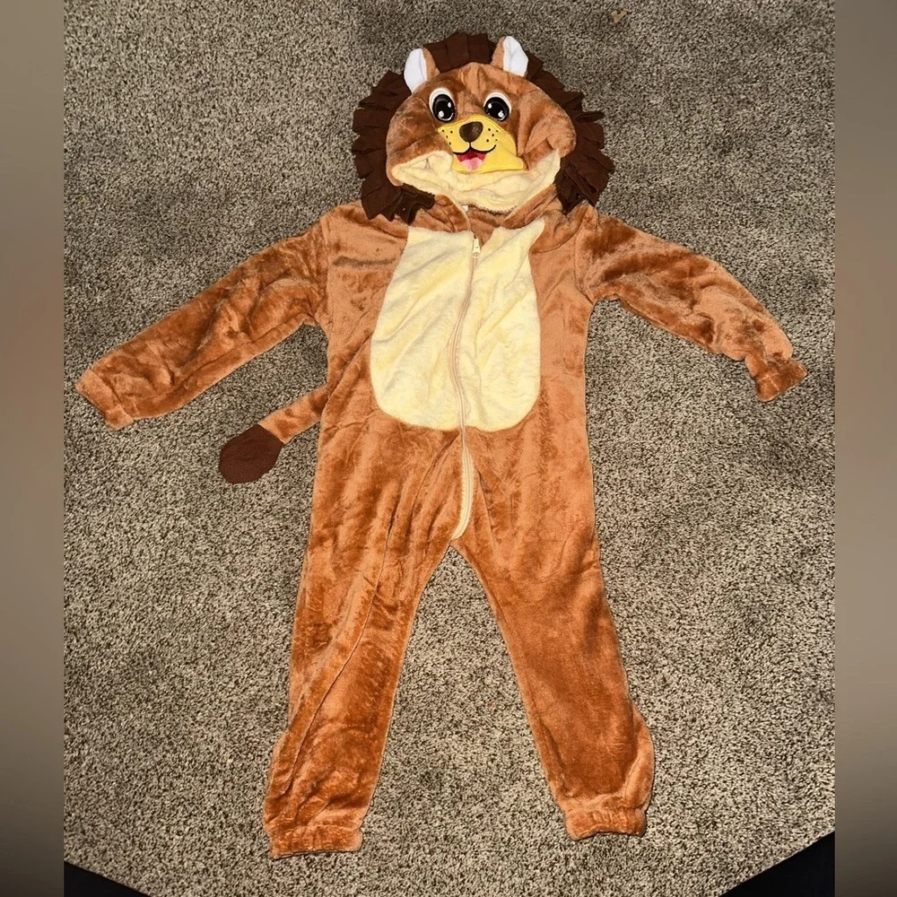 Brown Lion Costume Onesie